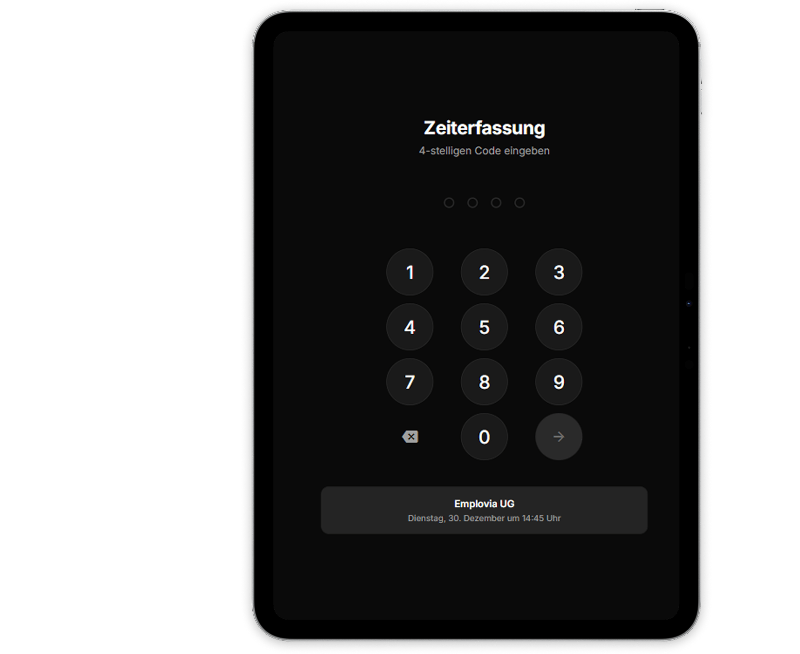 Enter PIN code and get started