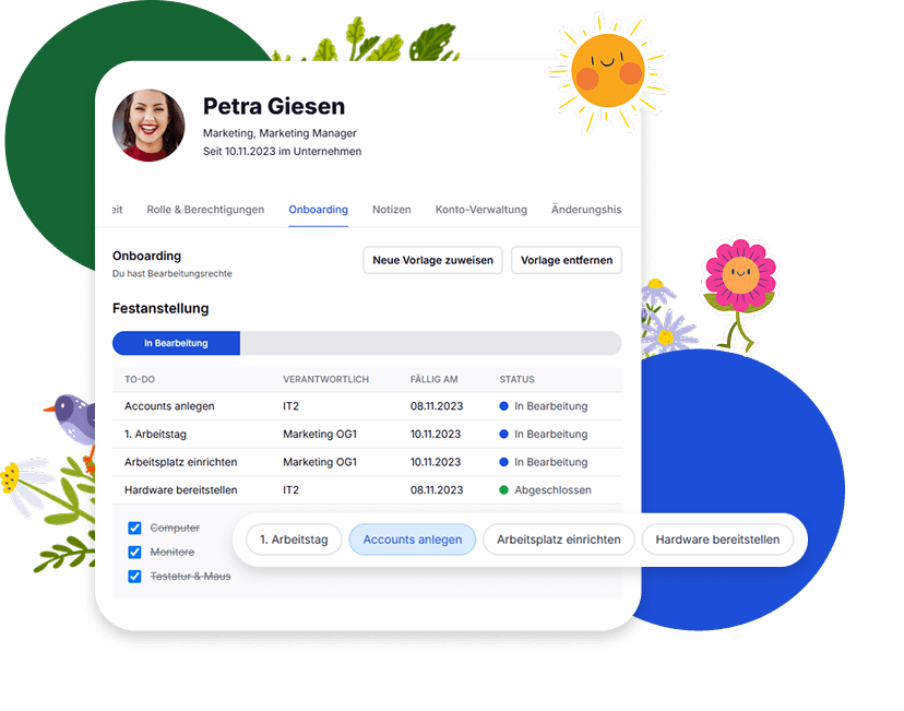 Onboarding neuer Mitarbeiter