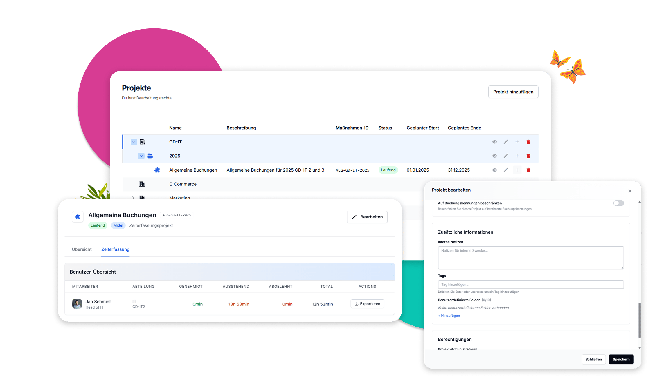 Keep all relevant projects in view with the central dashboard Keep all relevant projects in view with the central dashboard