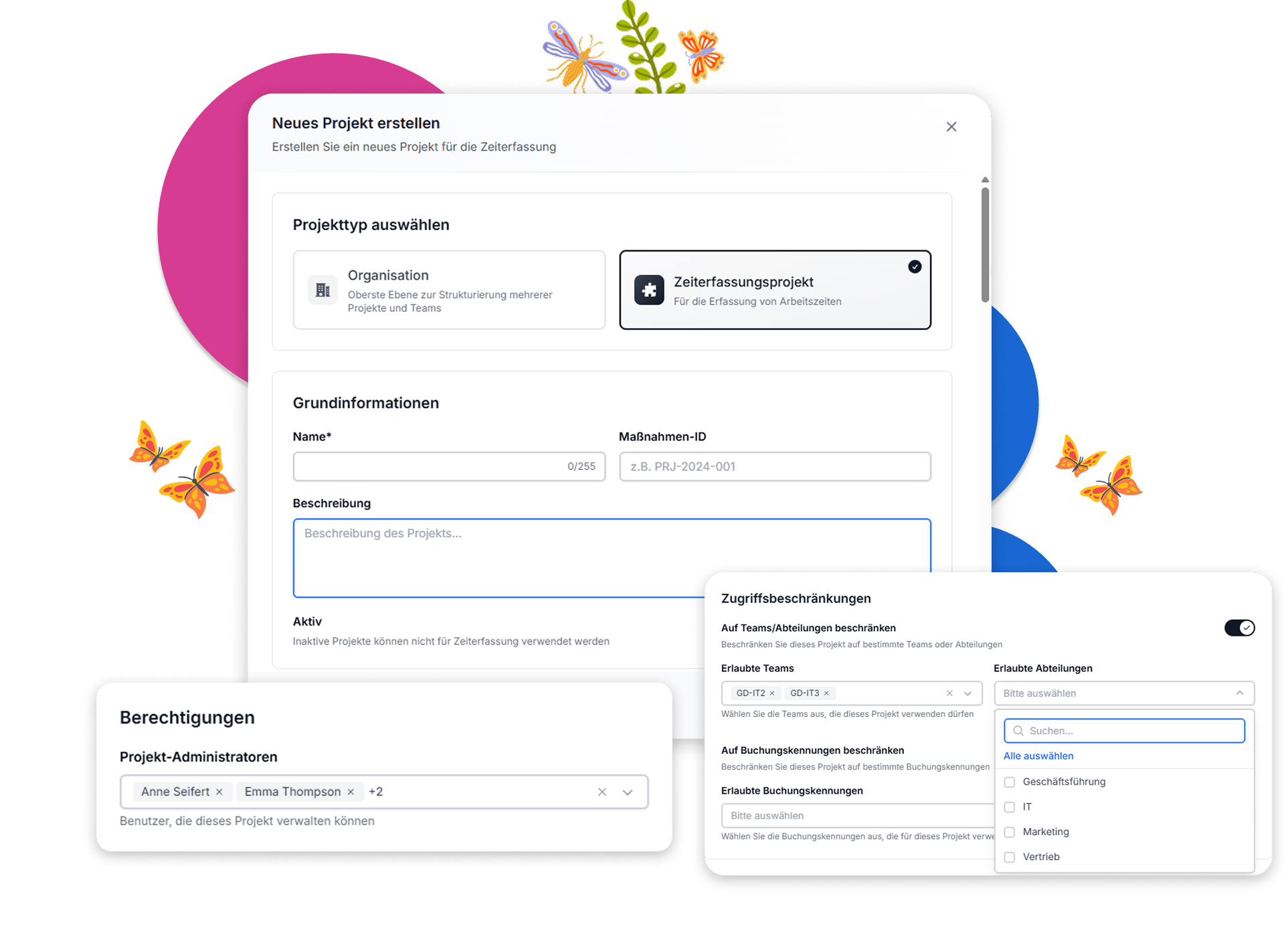 Precisely manage and assign projects Precisely manage and assign projects